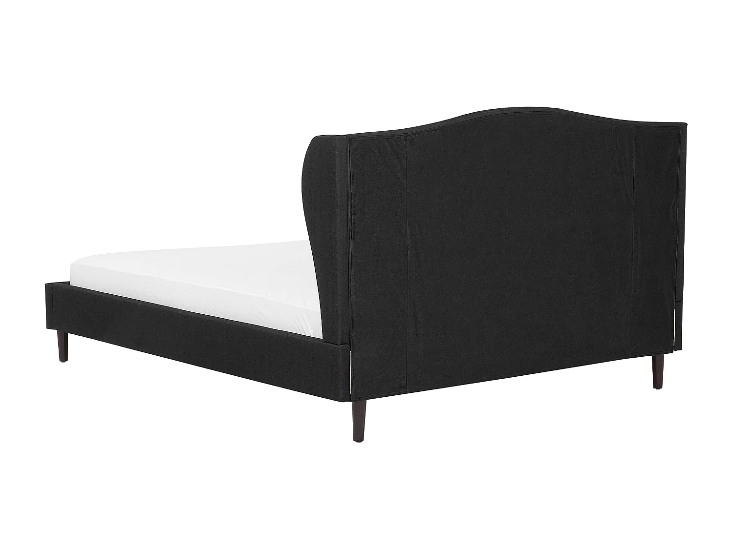 Bed Stof COLMAR 160 x 200 cm Zwart