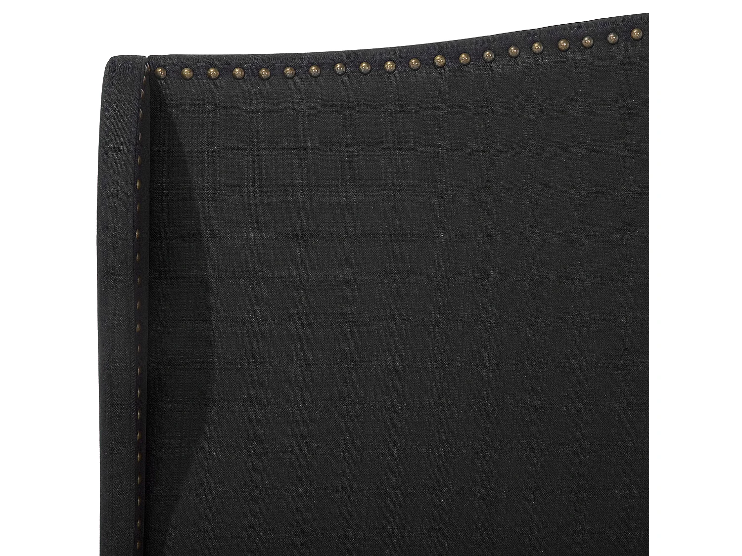 Bed Stof COLMAR 160 x 200 cm Zwart