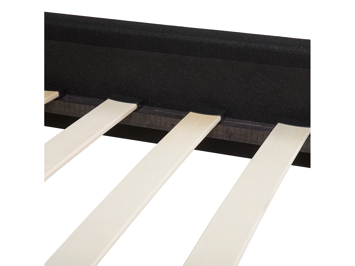 Bed Stof COLMAR 160 x 200 cm Zwart