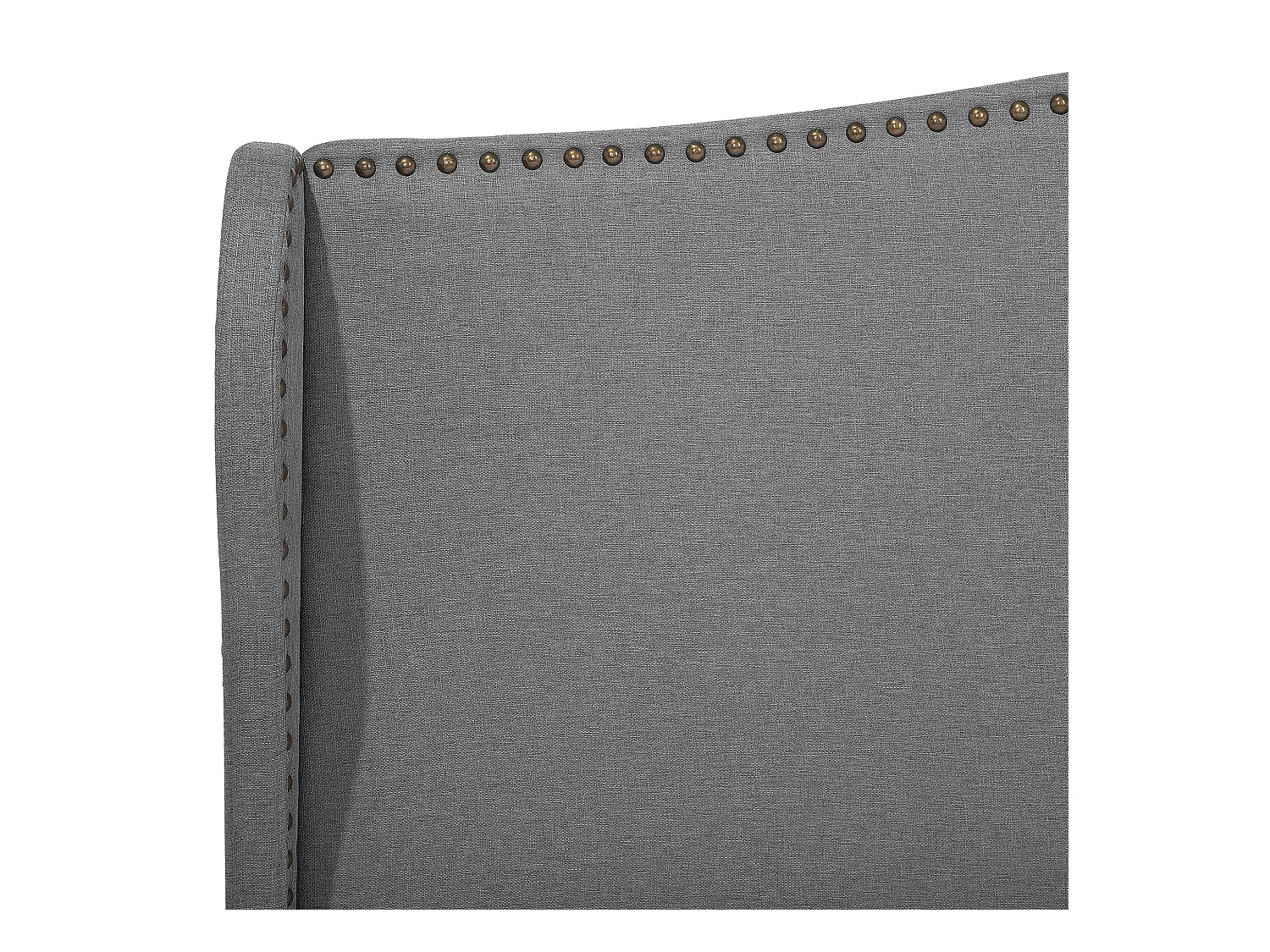 Lit avec sommier Tissu COLMAR 160 x 200 cm Gris