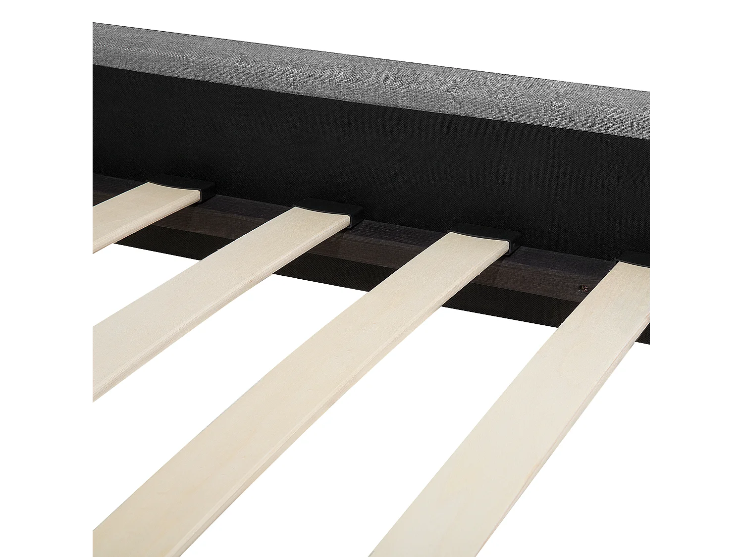 Bed Stof COLMAR 160 x 200 cm Grijs