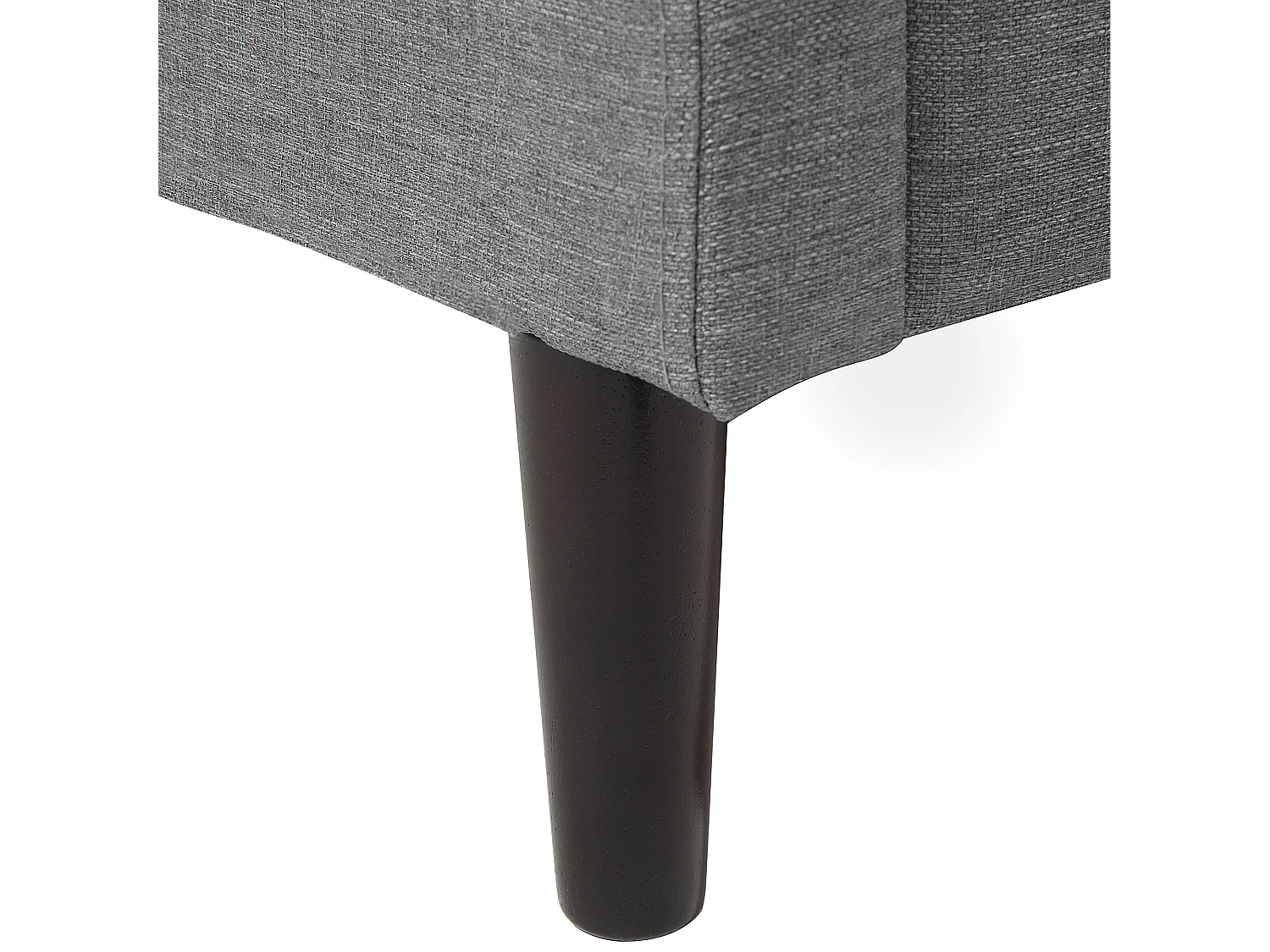 Bed Stof COLMAR 160 x 200 cm Grijs