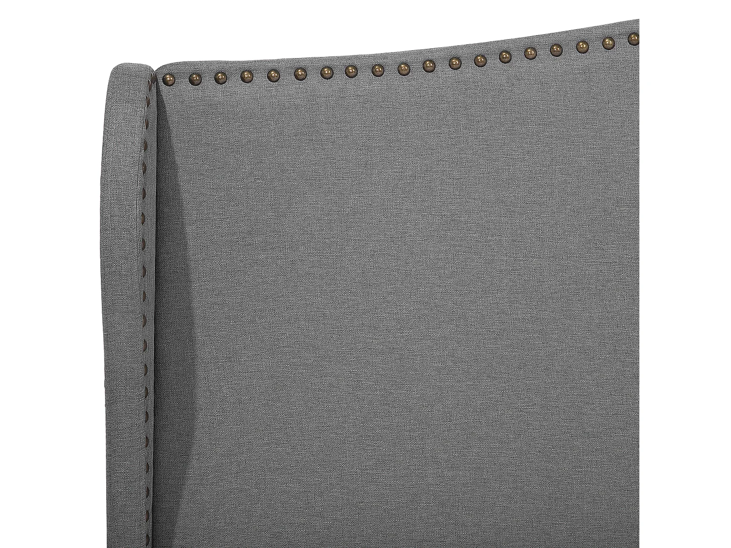 Lit avec sommier Tissu COLMAR 160 x 200 cm Gris