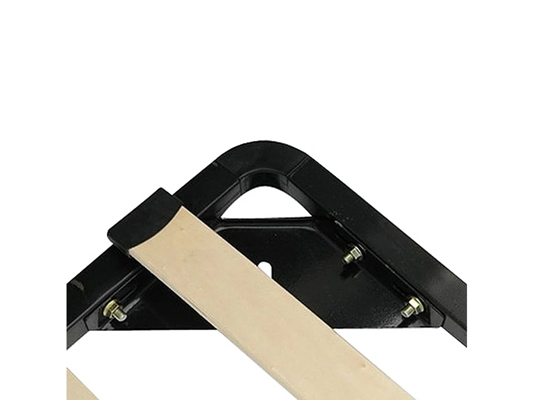 Extravagantes Polsterbett in Grau 140x200 cm Paris