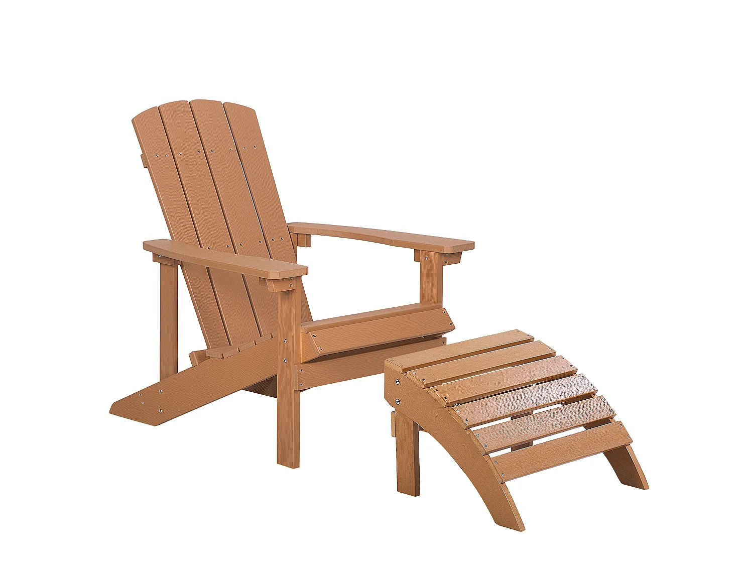 Chaise de jardin ADIRONDACK Marron