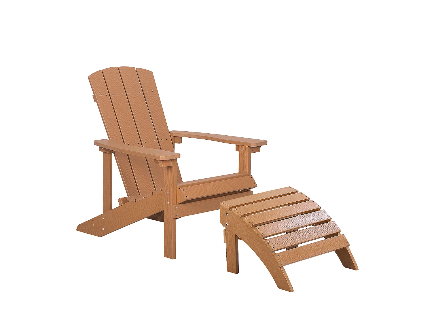 Chaise de jardin ADIRONDACK Marron