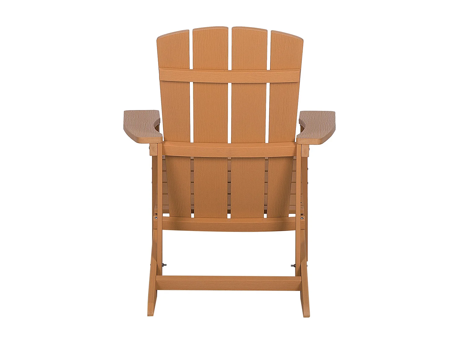 Silla de jardín ADIRONDACK con reposapiés Marrón