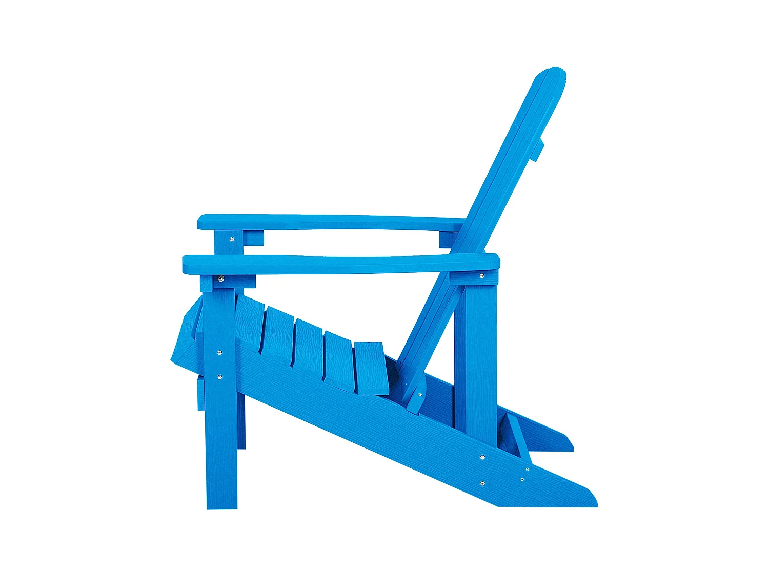Tuinstoel ADIRONDACK Bewerkt hout Blauw