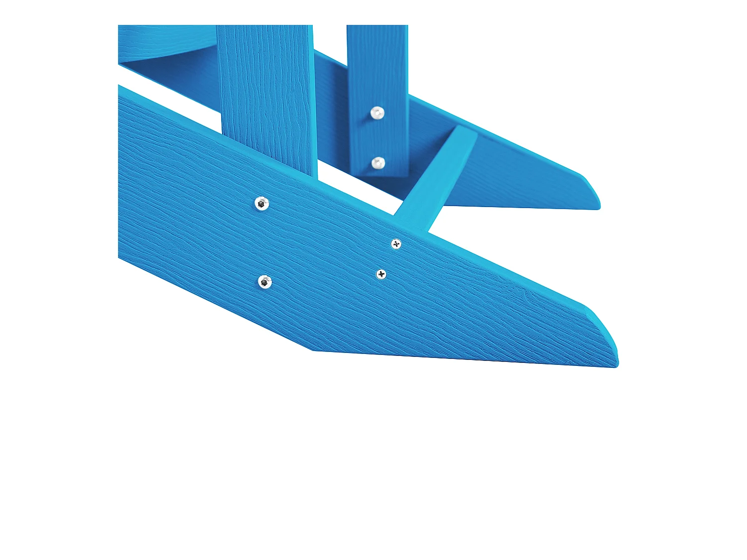 Tuinstoel ADIRONDACK Bewerkt hout Blauw