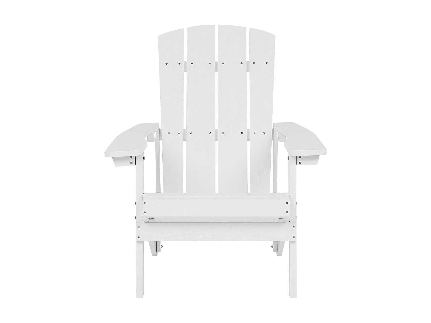 Tuinstoel ADIRONDACK met voetenbank Wit