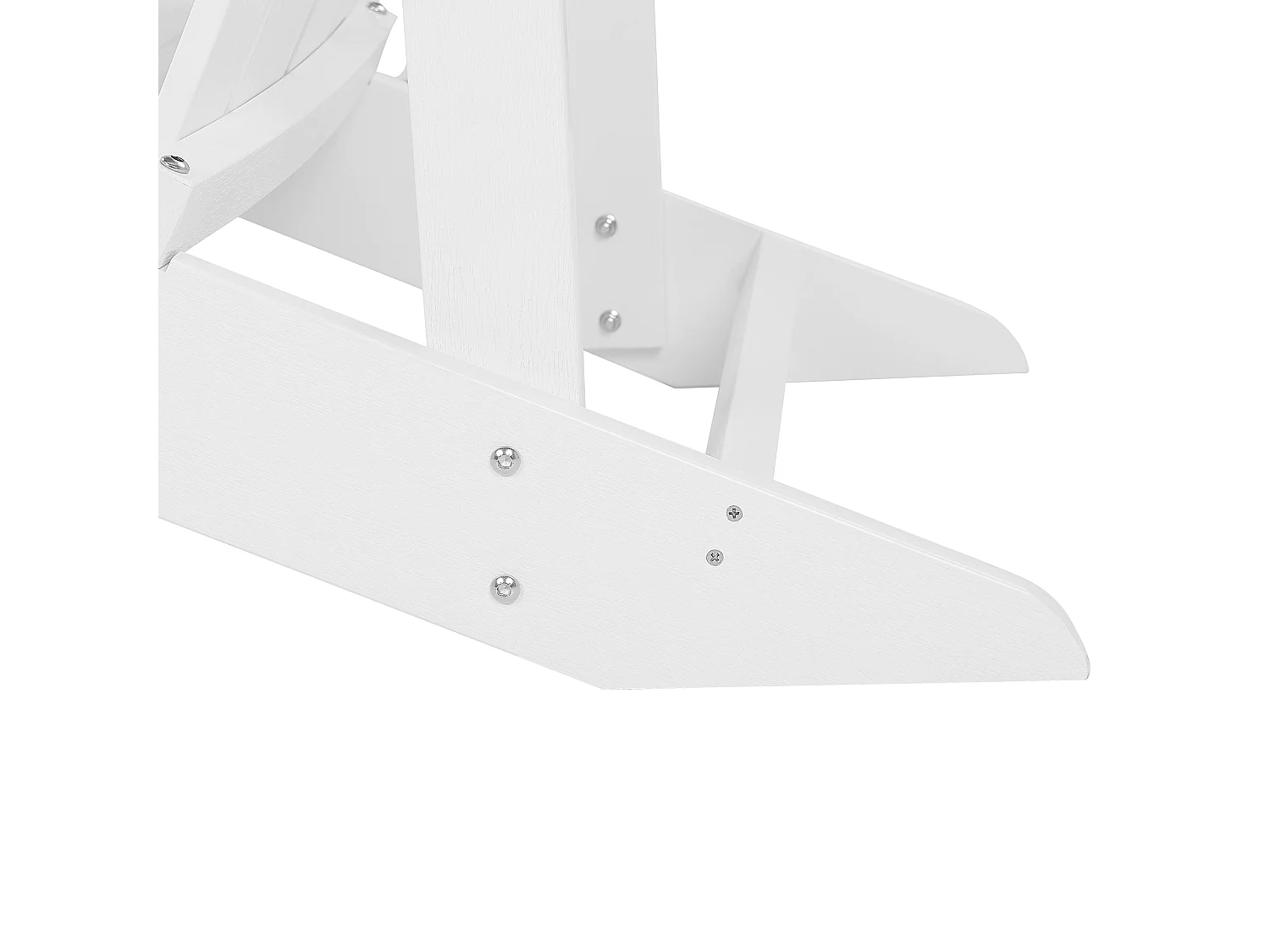 Tuinstoel ADIRONDACK met voetenbank Wit