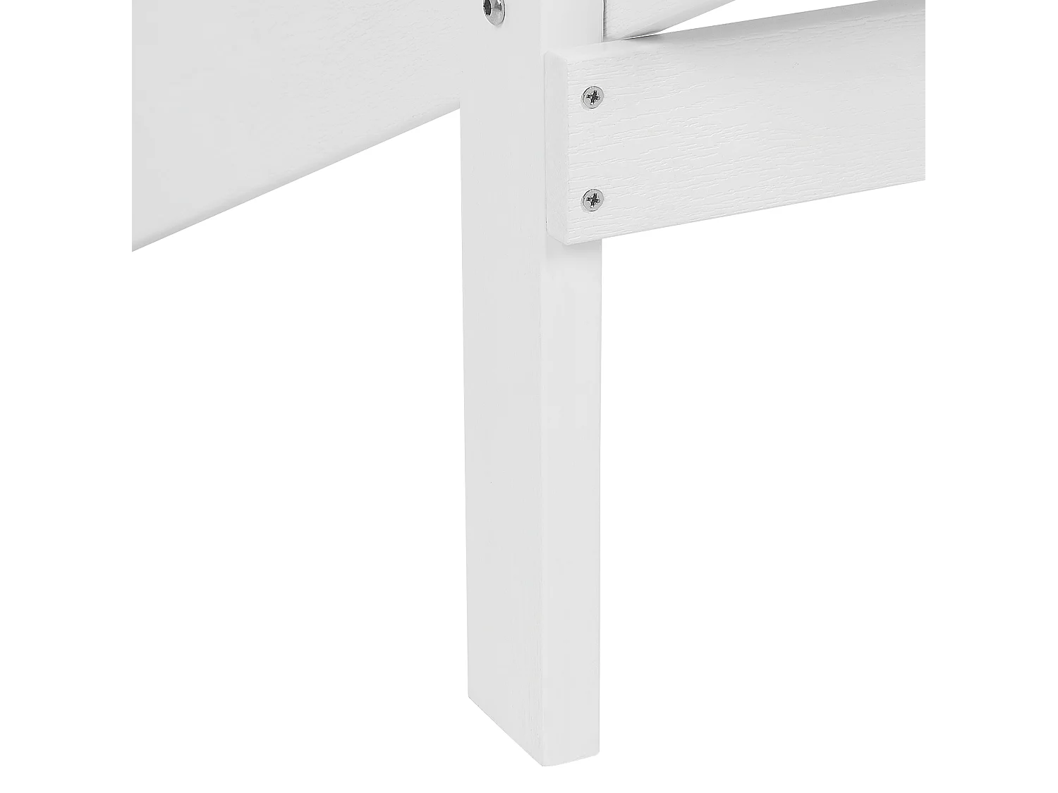 Krzesło ogrodowe ADIRONDACK Z podnóżkiem Biały