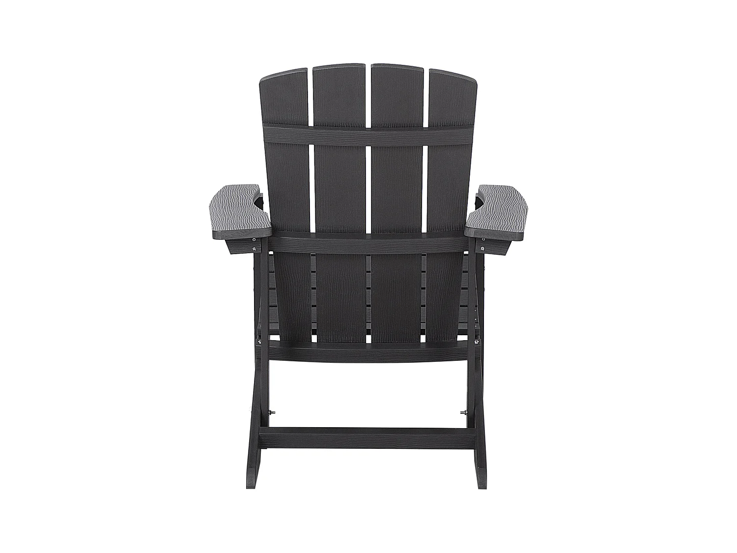 Tuinstoel ADIRONDACK met voetenbank Donkergrijs