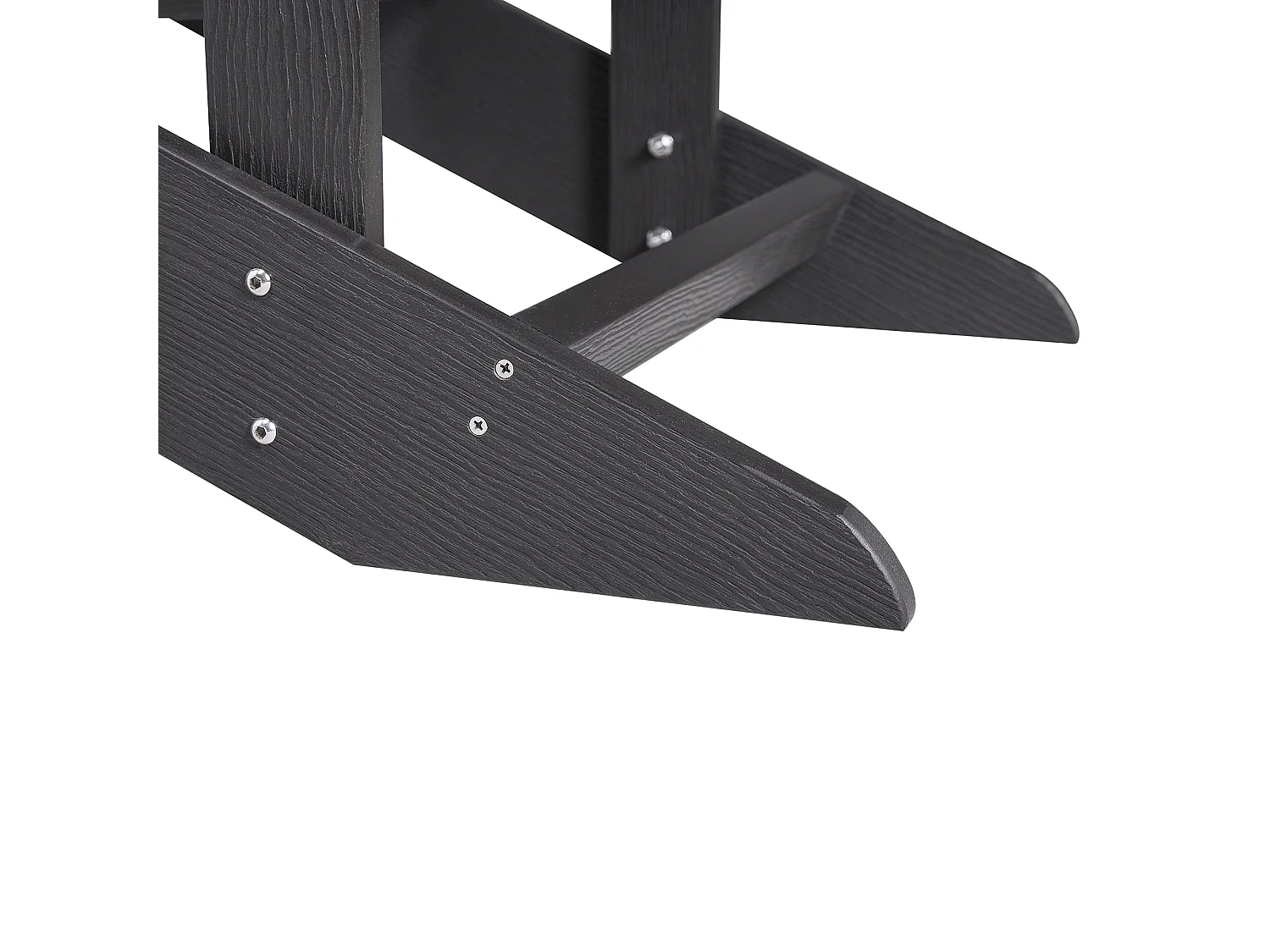 Tuinstoel ADIRONDACK met voetenbank Donkergrijs