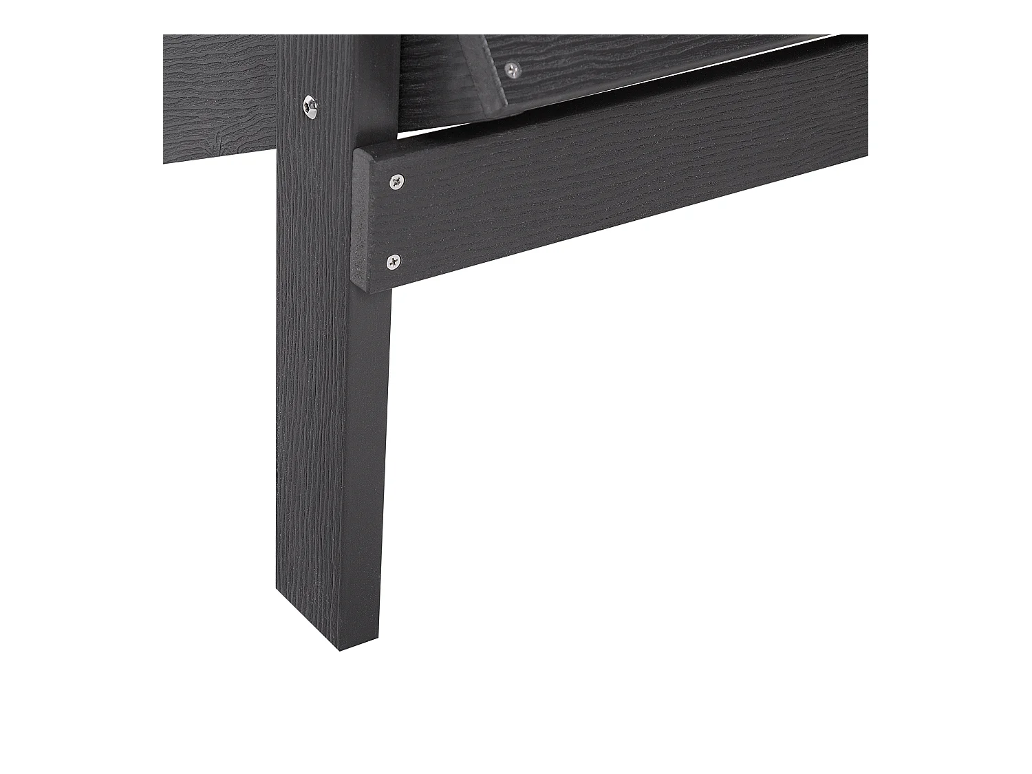 Tuinstoel ADIRONDACK met voetenbank Donkergrijs