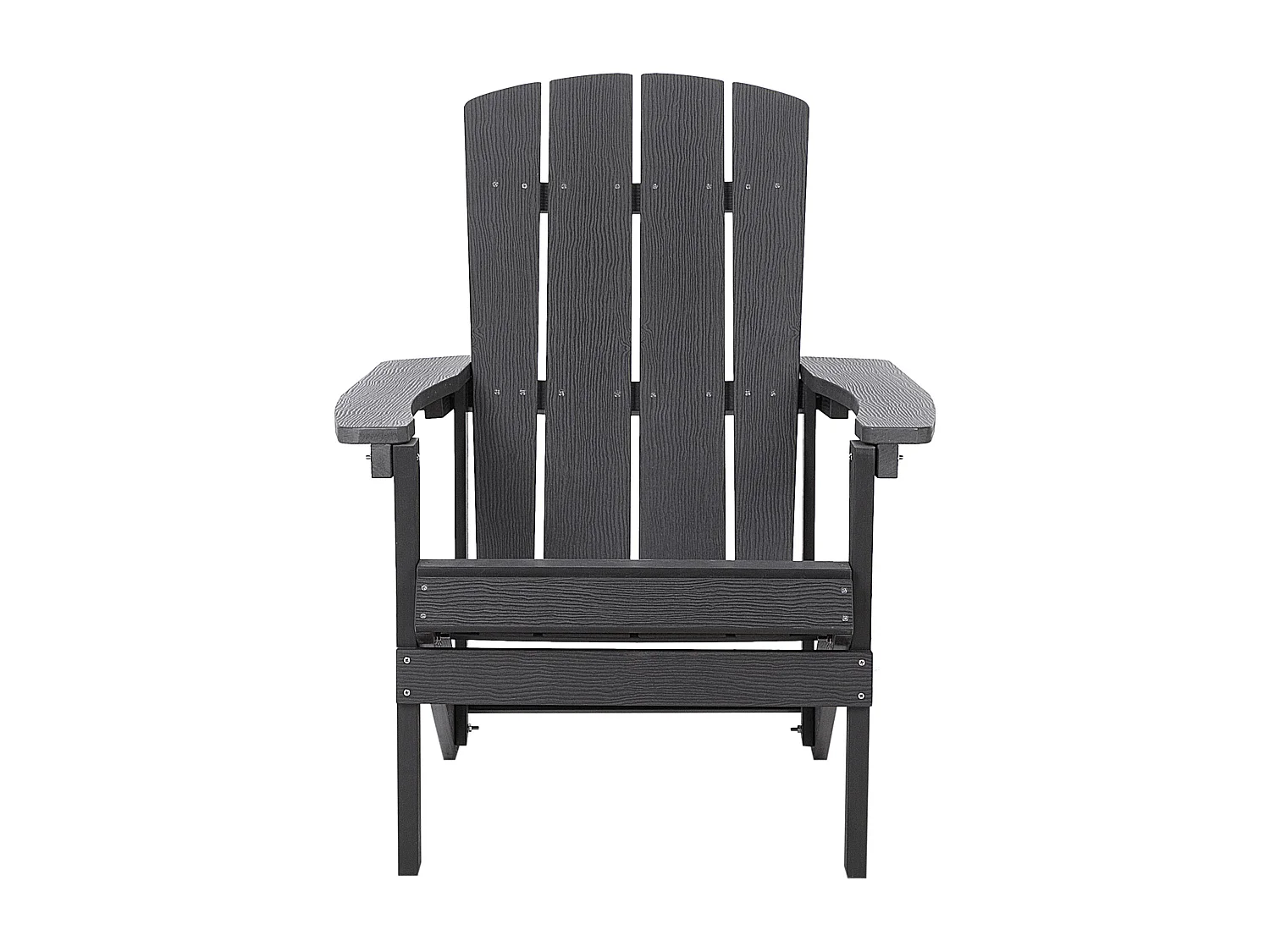 Tuinstoel ADIRONDACK met voetenbank Donkergrijs