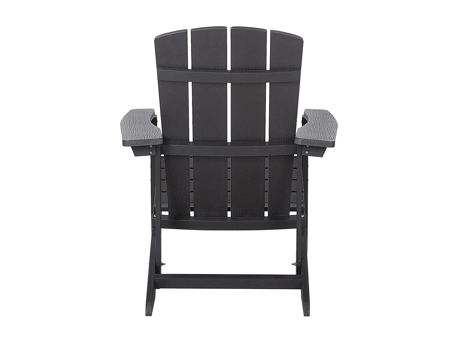 Tuinstoel ADIRONDACK met voetenbank Donkergrijs