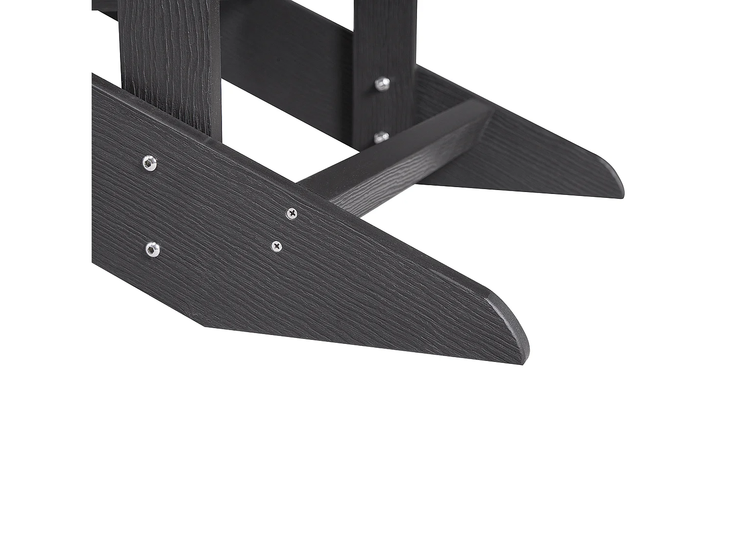 Tuinstoel ADIRONDACK met voetenbank Donkergrijs