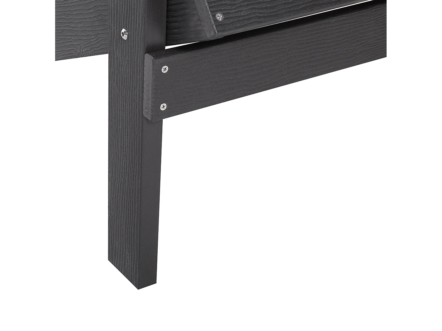 Tuinstoel ADIRONDACK met voetenbank Donkergrijs