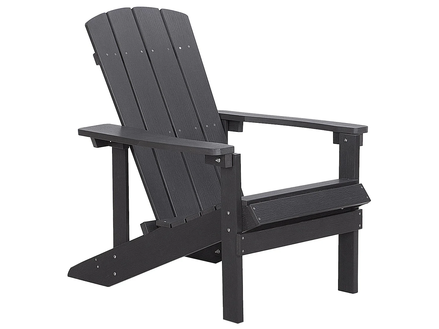 Chaise de jardin ADIRONDACK Gris foncé