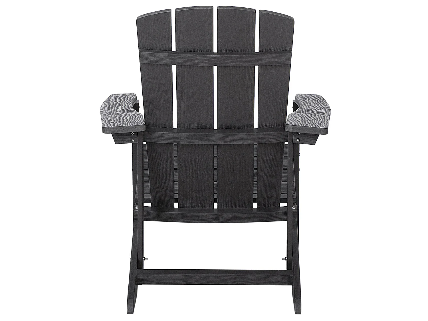 Chaise de jardin ADIRONDACK Gris foncé