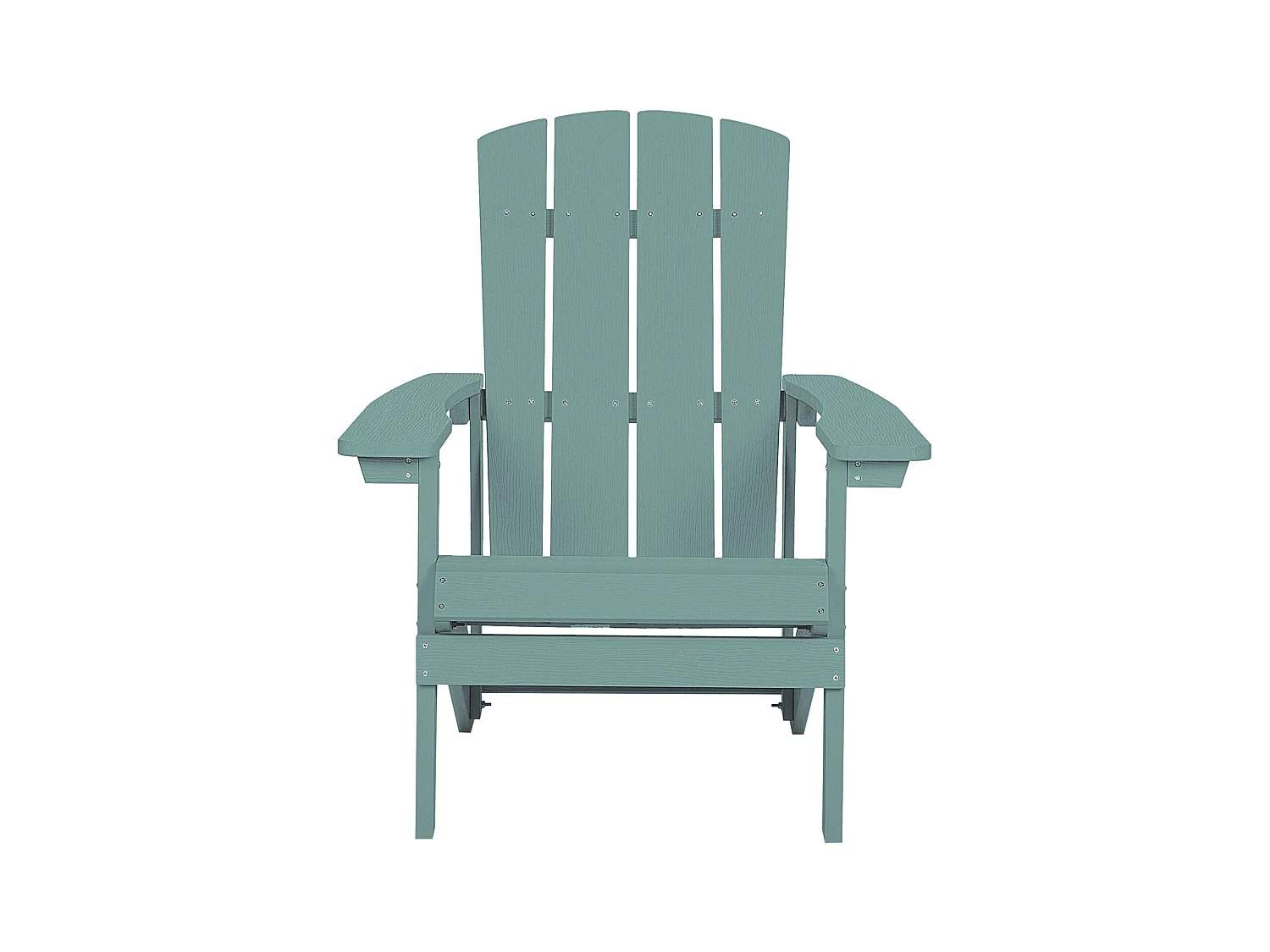 Gartenstuhl ADIRONDACK mit Fussstütze Türkis