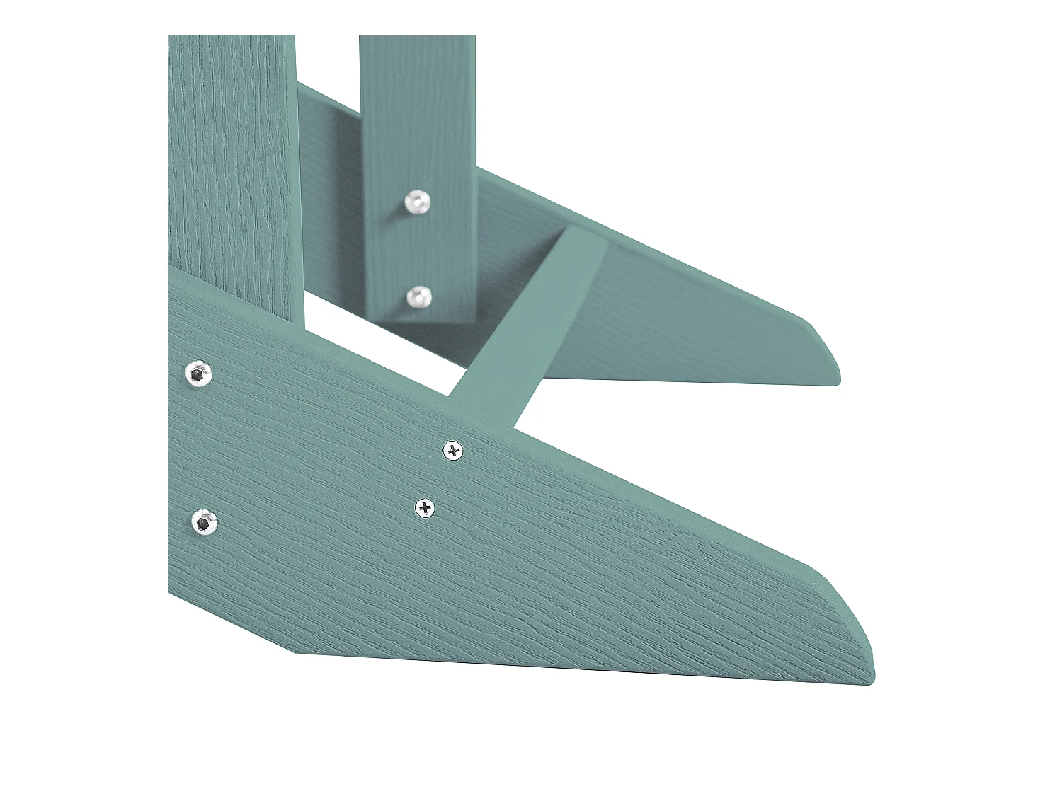 Gartenstuhl ADIRONDACK mit Fussstütze Türkis