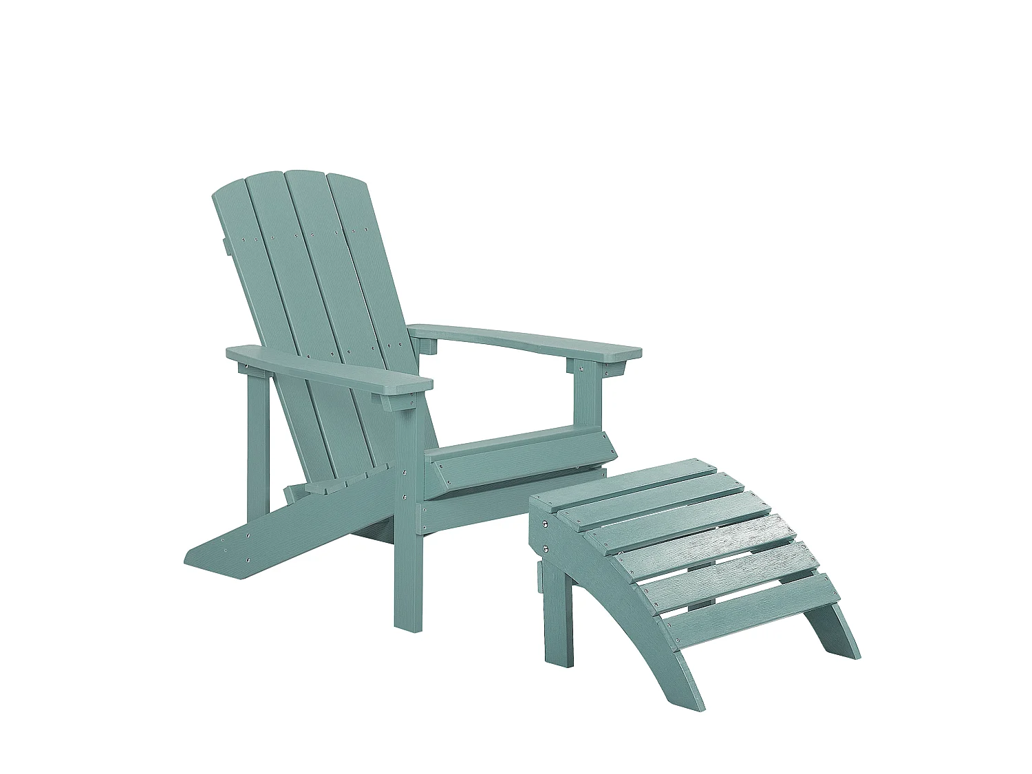 Chaise de jardin ADIRONDACK Turquoise