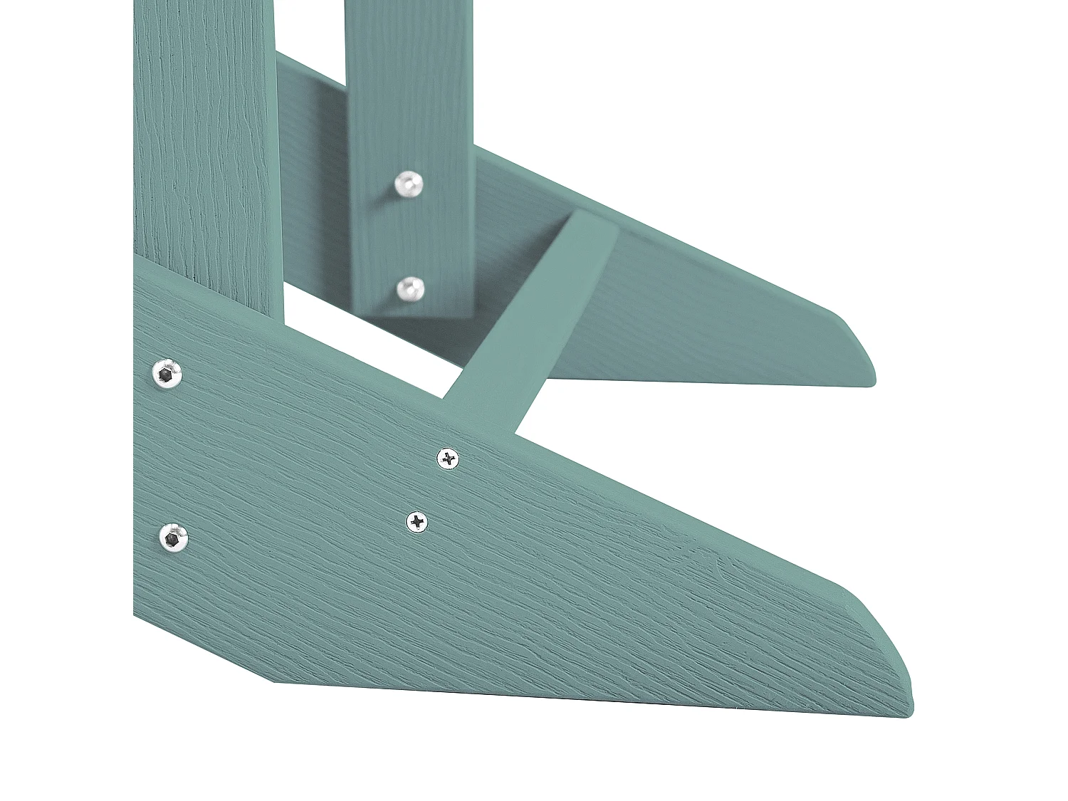 Tuinstoel ADIRONDACK met voetenbank Turquoise