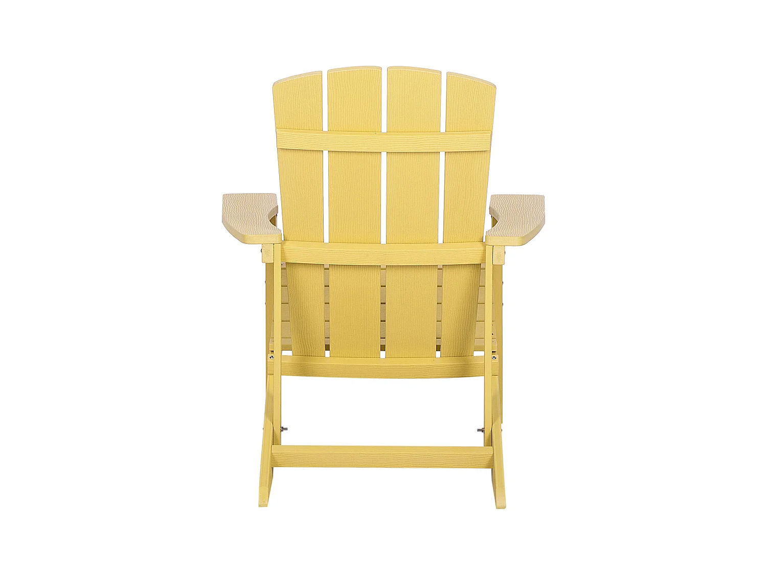 Tuinstoel ADIRONDACK met voetenbank Geel