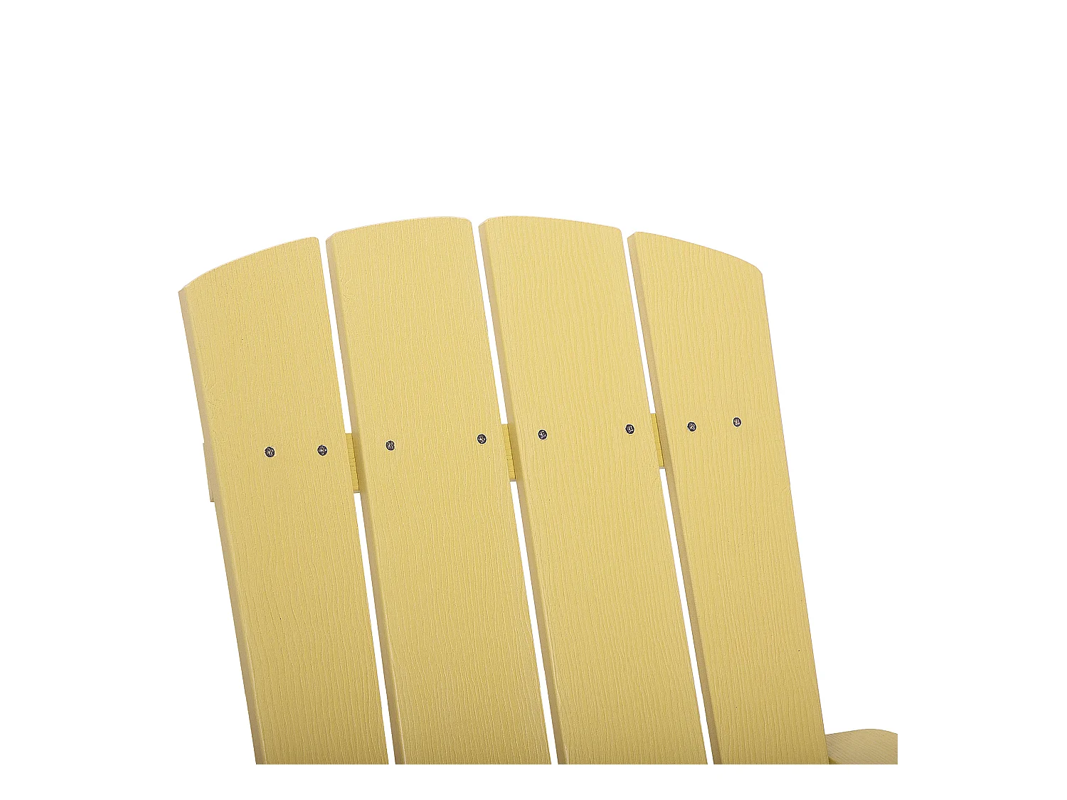 Tuinstoel ADIRONDACK met voetenbank Geel