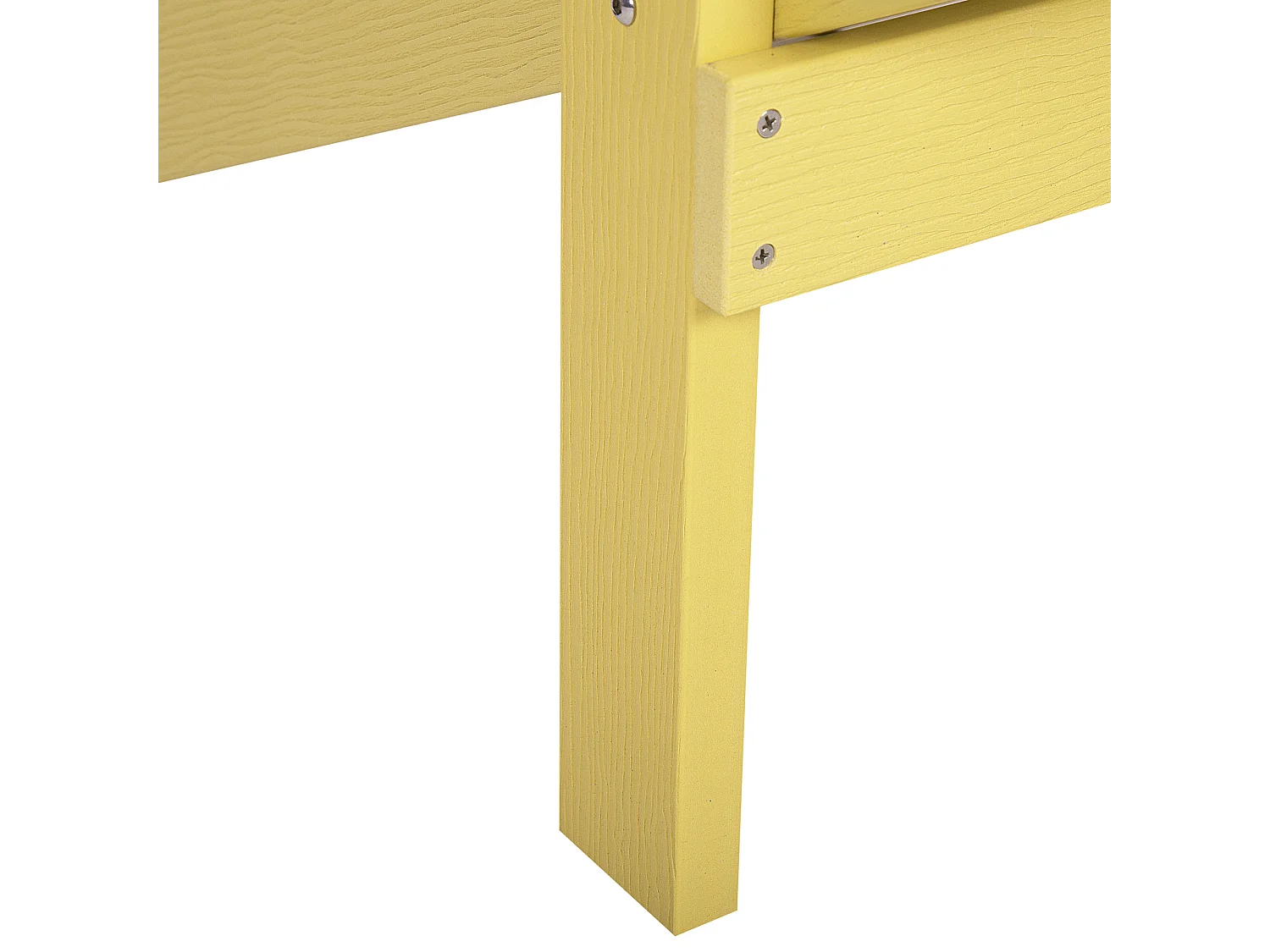 Moderner Muskoka Gartenstuhl Kunstholz Gelb mit Hocker Armlehnen Adirondack