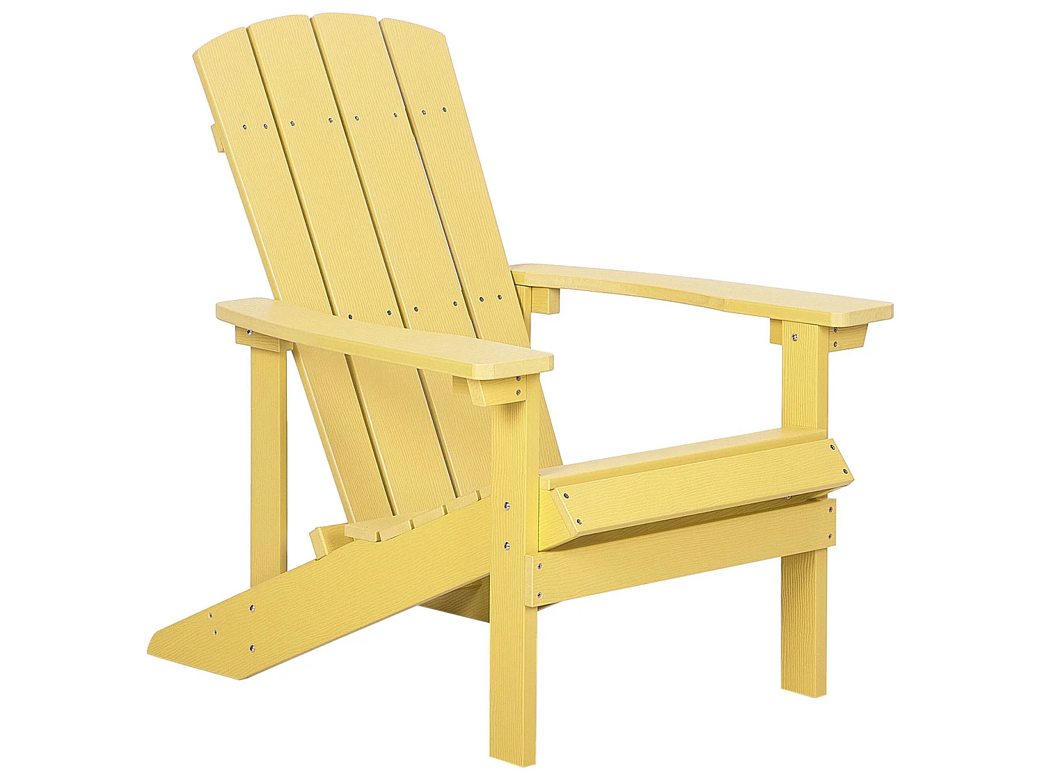 Chaise de jardin ADIRONDACK Jaune