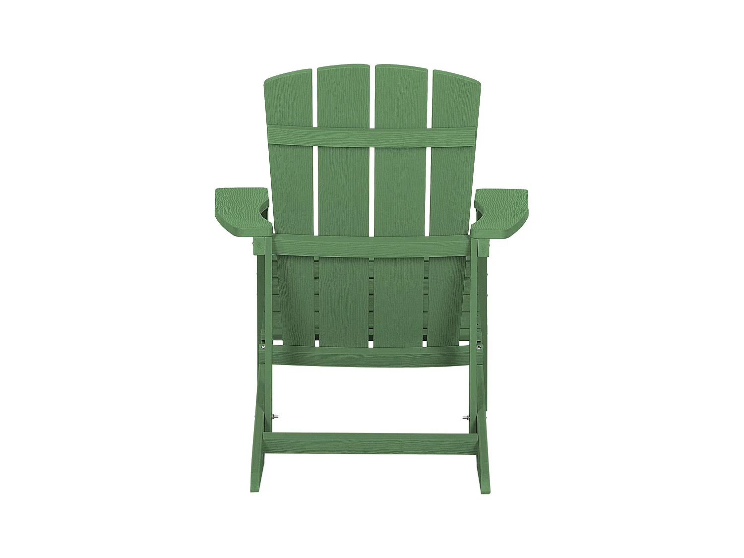 Sedia da giardino ADIRONDACK con poggiapiedi Verde