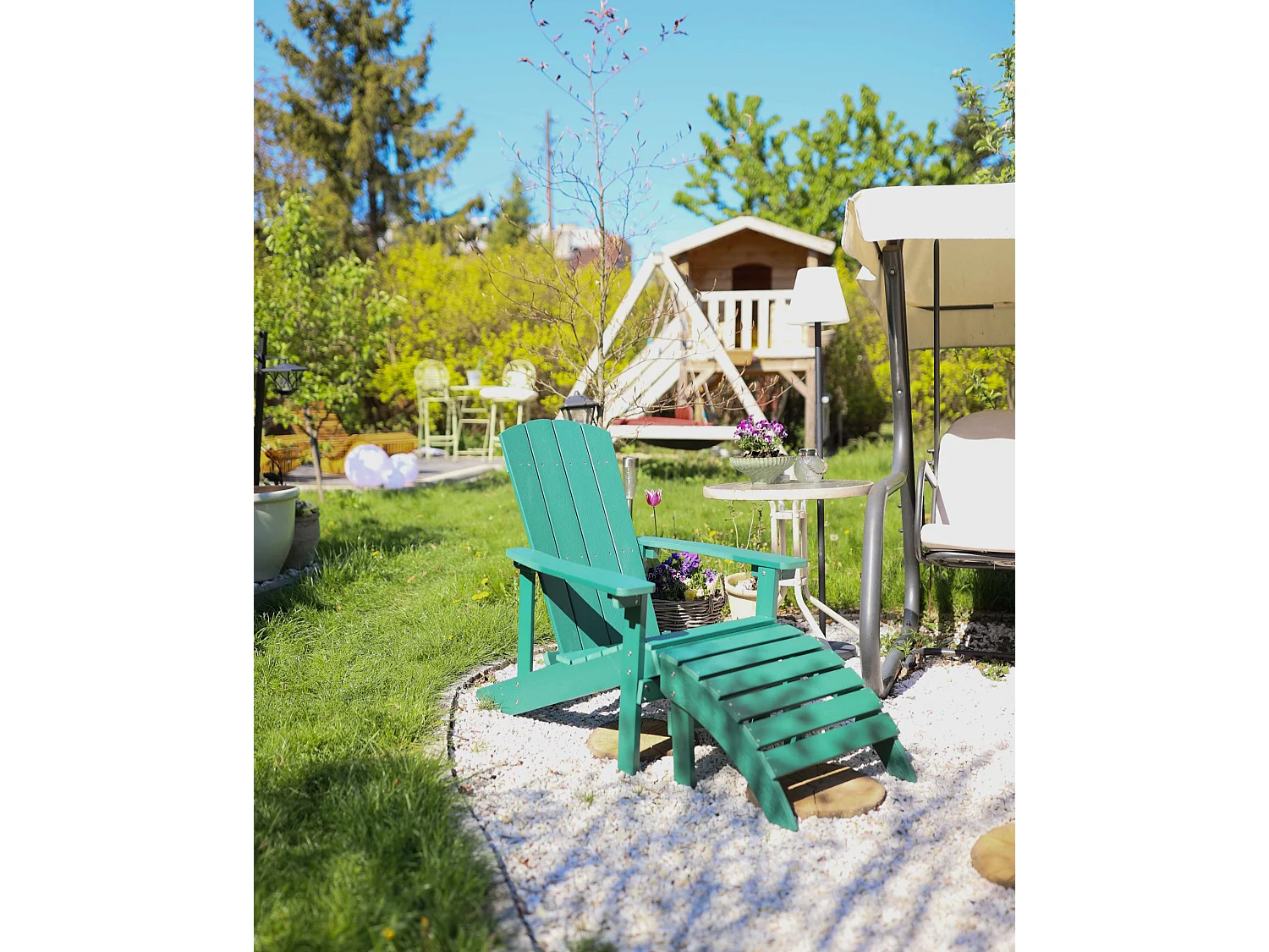 Chaise de jardin ADIRONDACK Vert