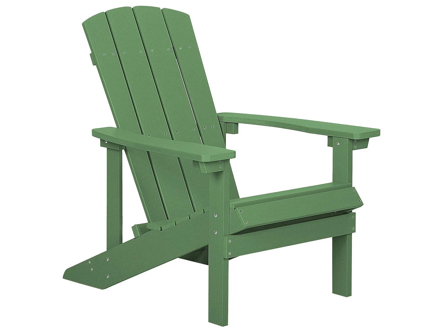 Tuinstoel ADIRONDACK met voetenbank Groen