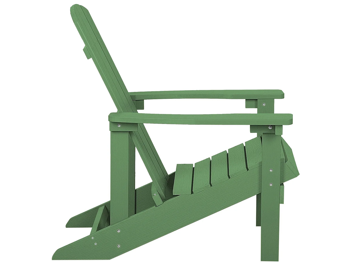 Tuinstoel ADIRONDACK met voetenbank Groen