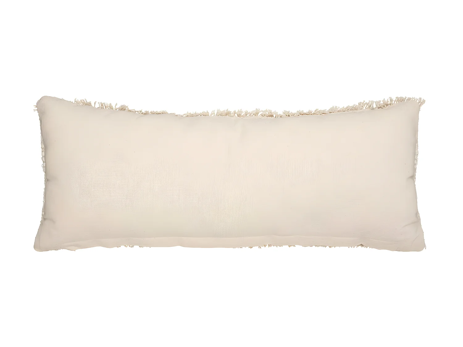 Coussin déhoussable en Coton motif en relief  25 x 58 cm