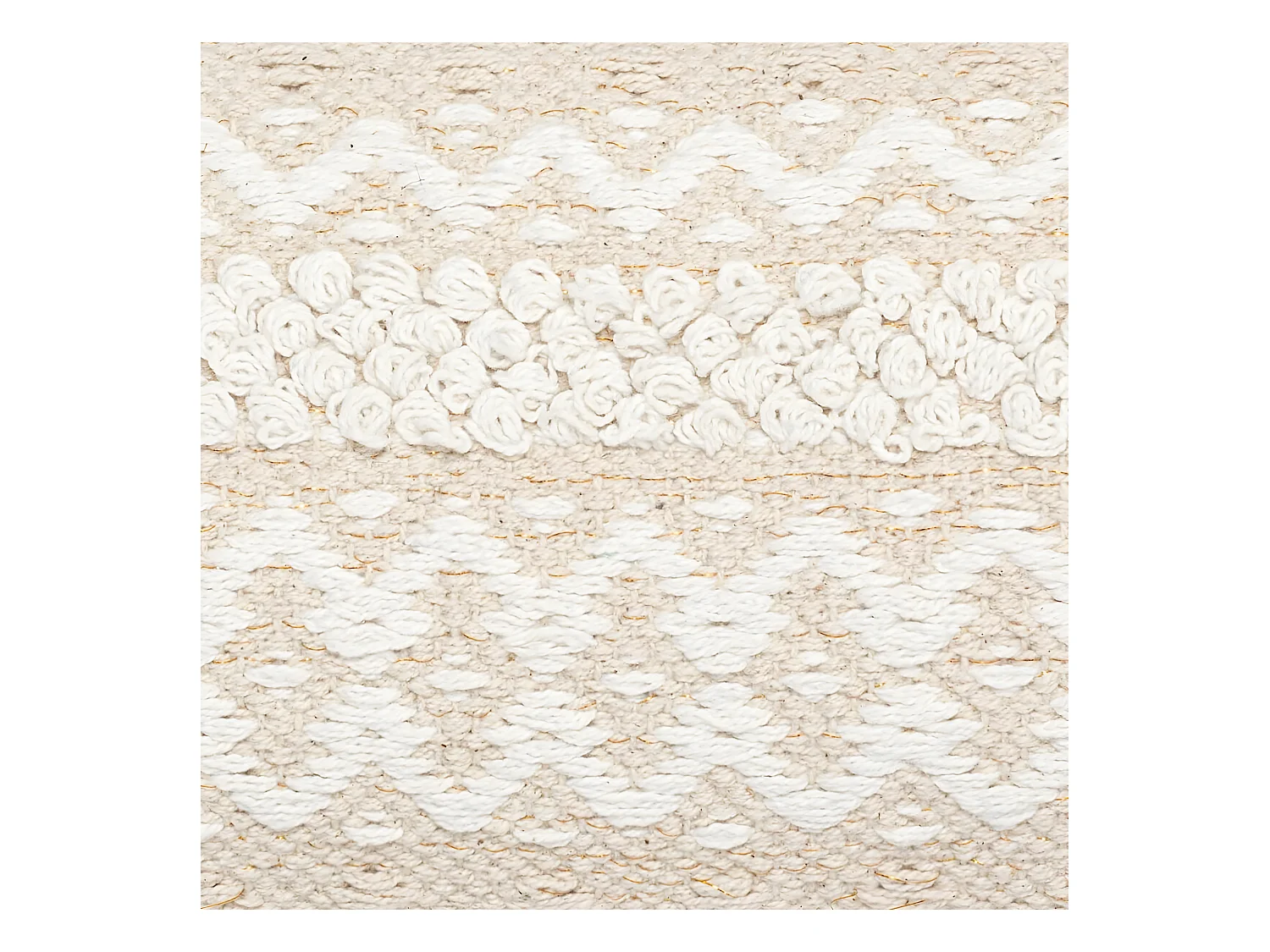 Coussin déhoussable en Coton motif en relief  25 x 58 cm