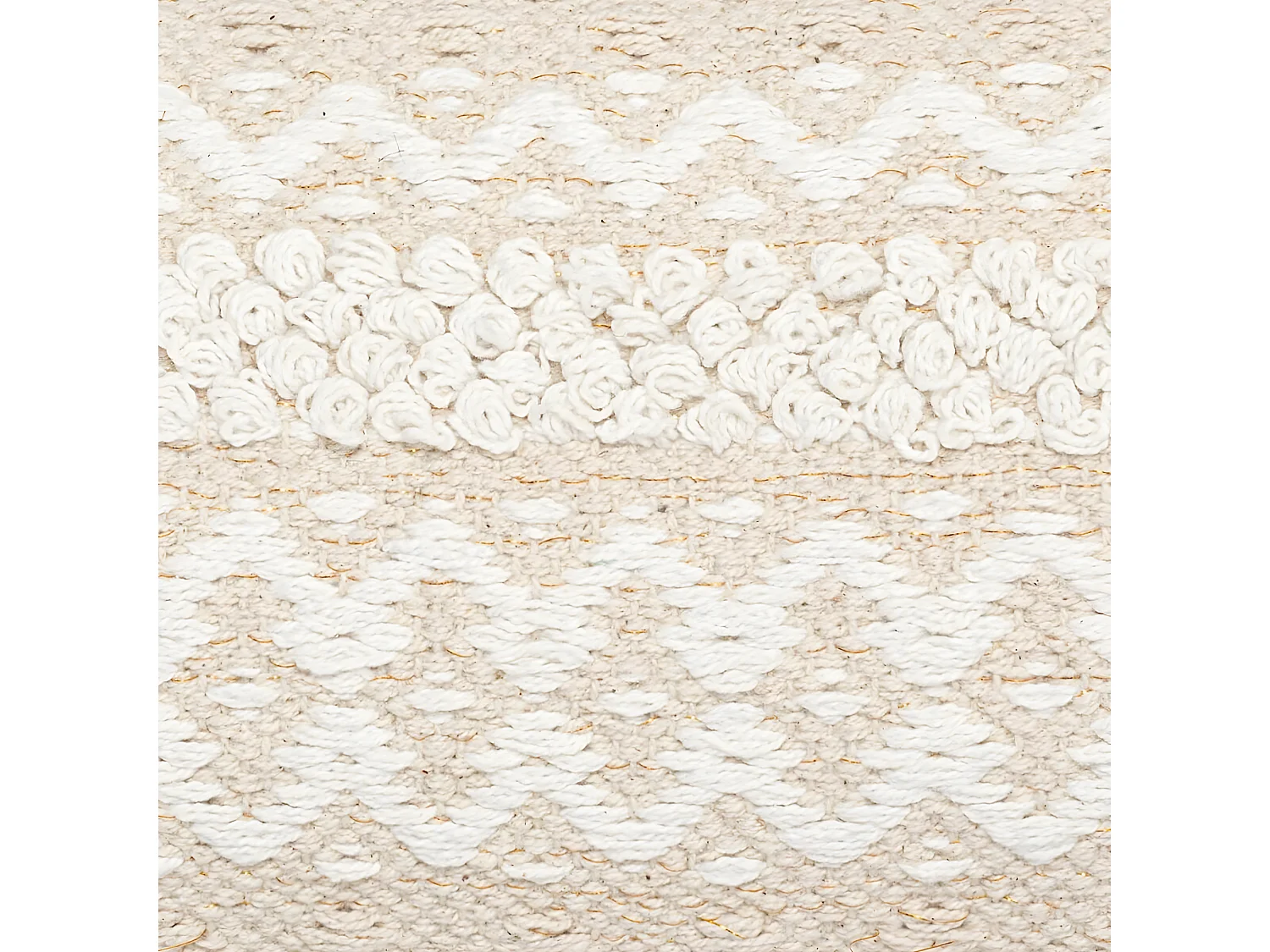 Coussin déhoussable en Coton motif en relief  25 x 58 cm