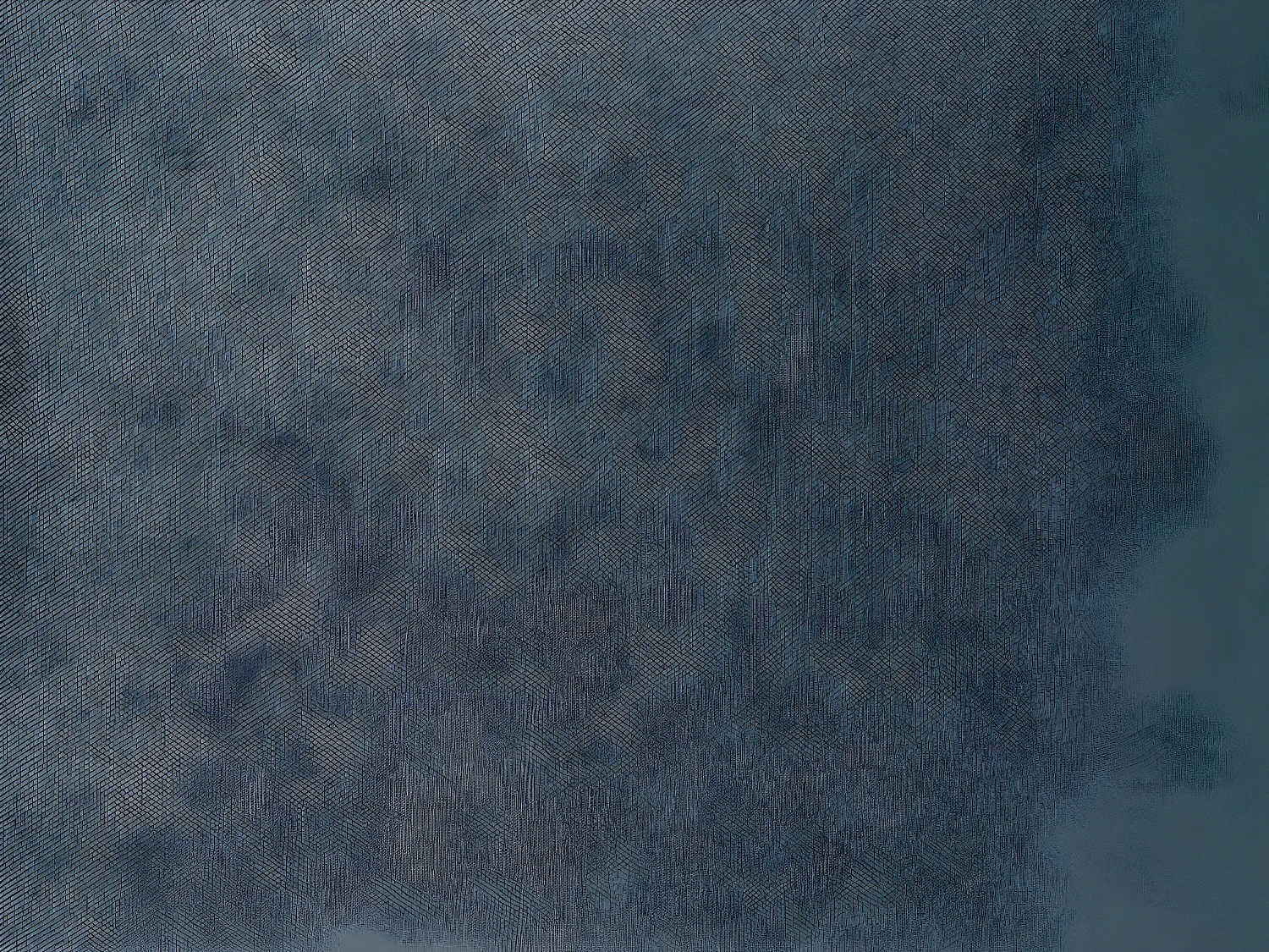 Coussin déhoussable en Coton Bleu orage 38 x 38 cm