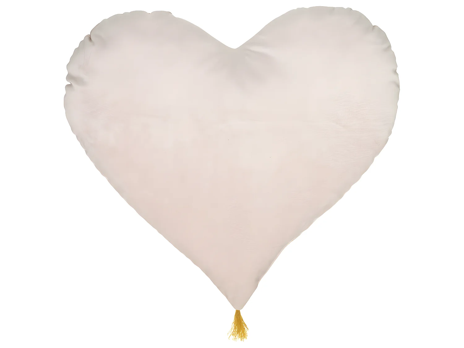 Coussin décoratif Coeur Rose Berlingot brillant 40 x 45 cm