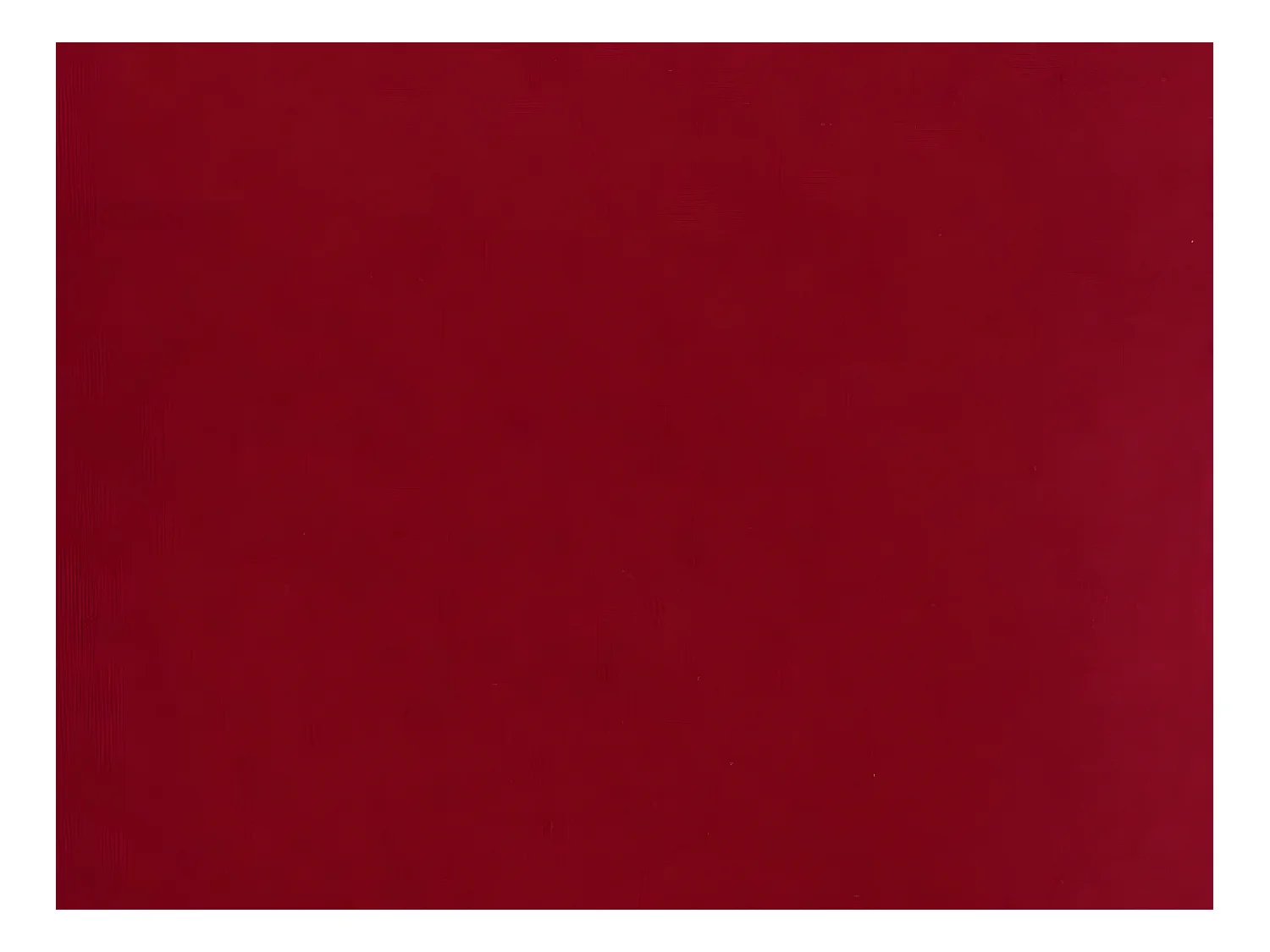 Coussin déhoussable en Coton Rouge 38 x 38 cm