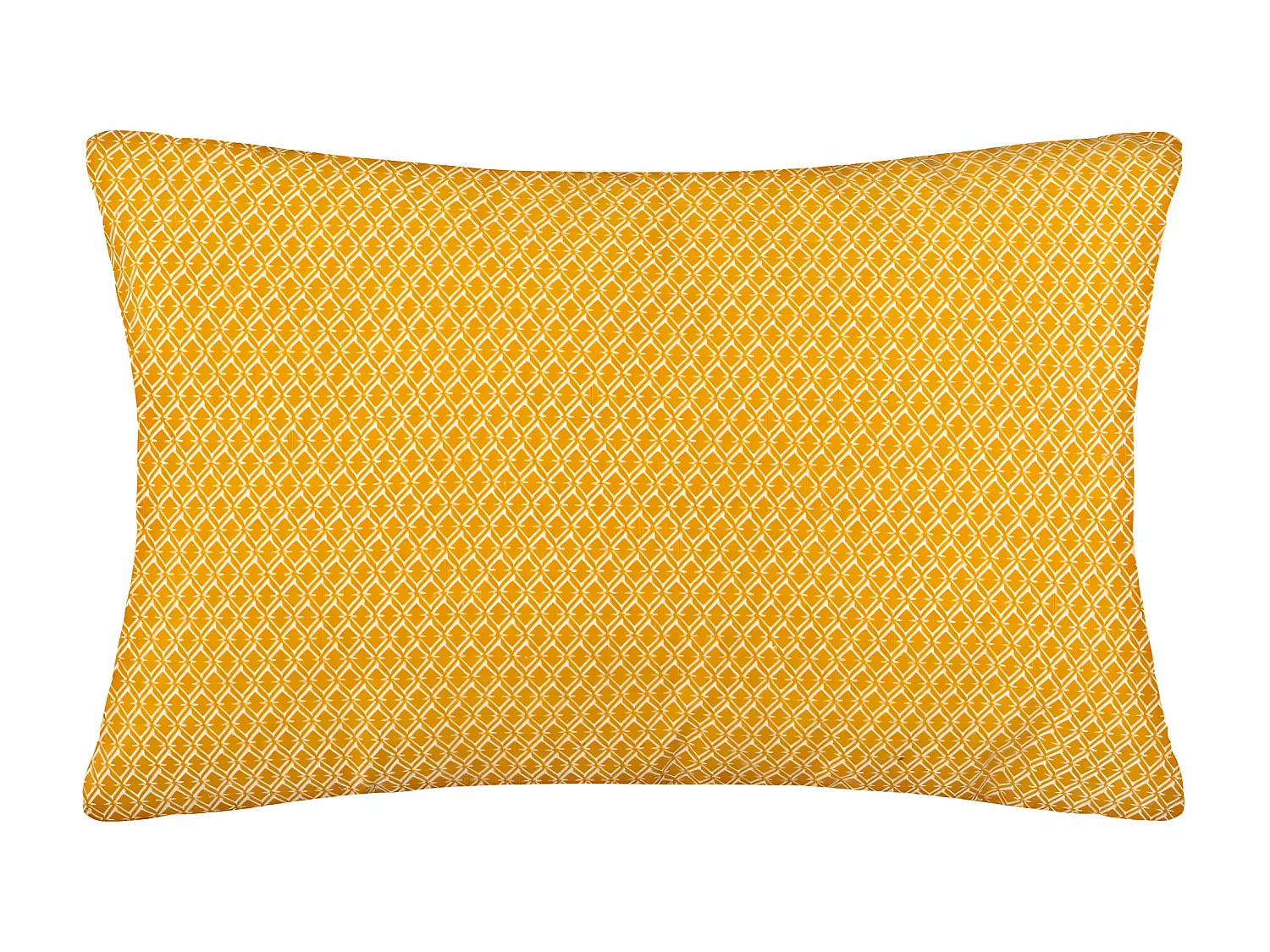 Coussin décoratif déhoussable en Coton Ocre Otto 30 x 50 cm