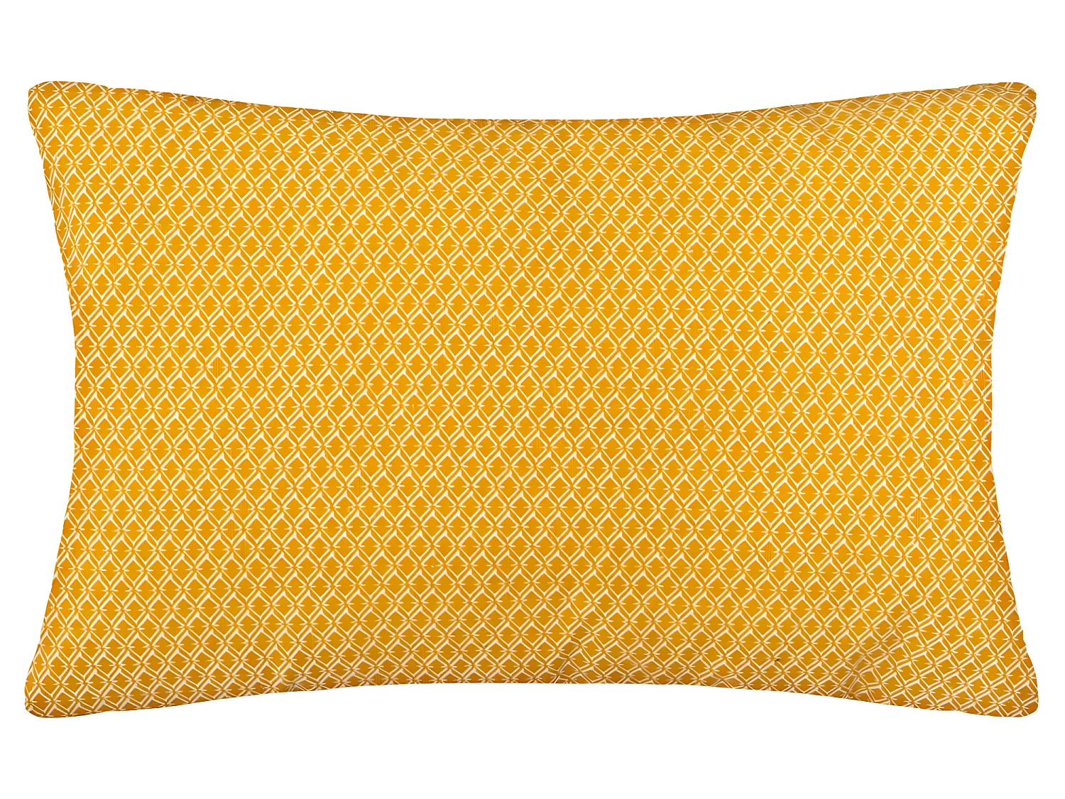 Coussin décoratif déhoussable en Coton Ocre Otto 30 x 50 cm