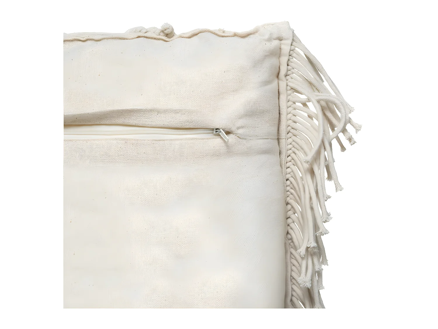 Coussin déhoussable Macramé en Coton 30 x 50 cm