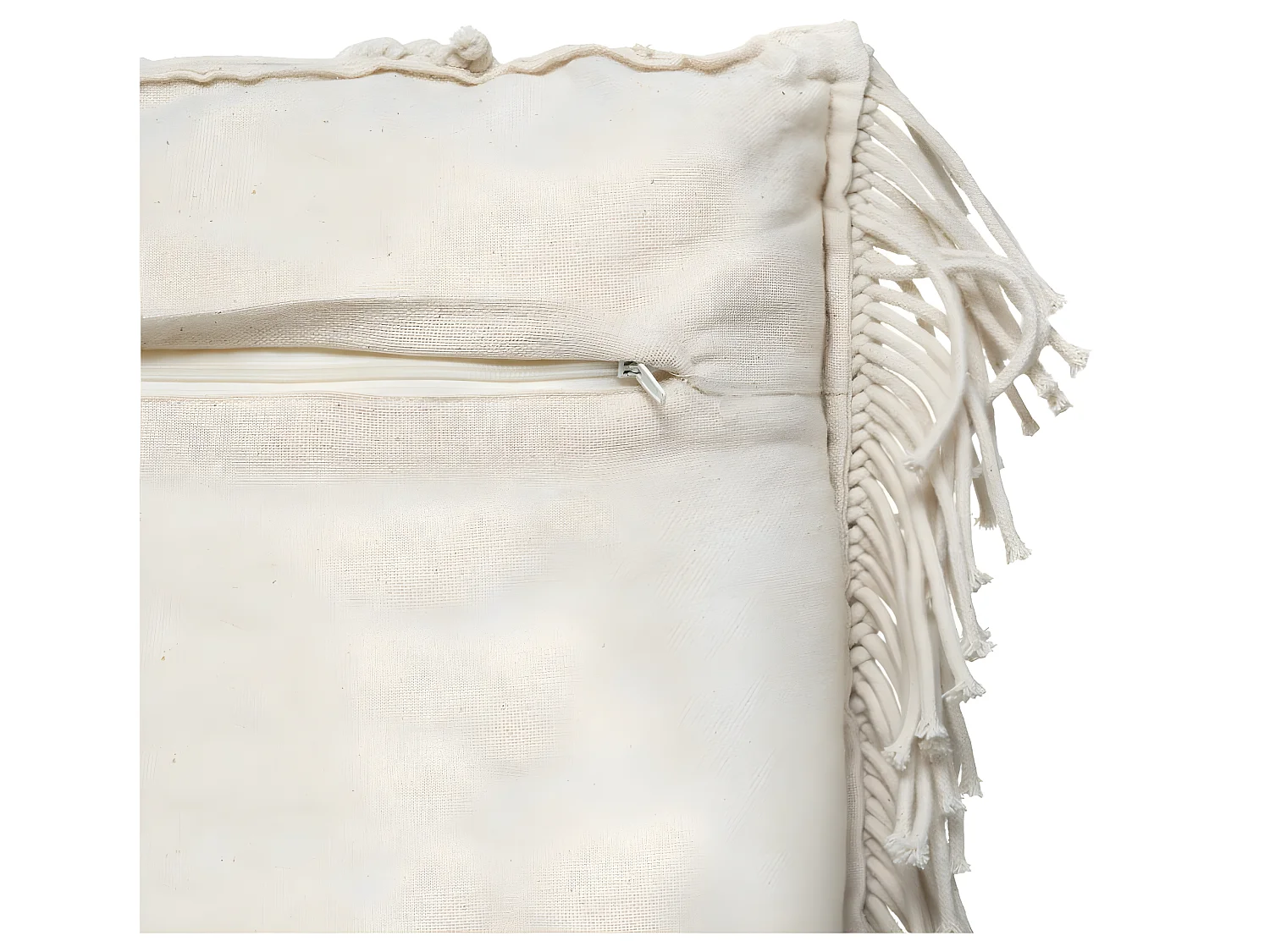 Coussin déhoussable Macramé en Coton 30 x 50 cm