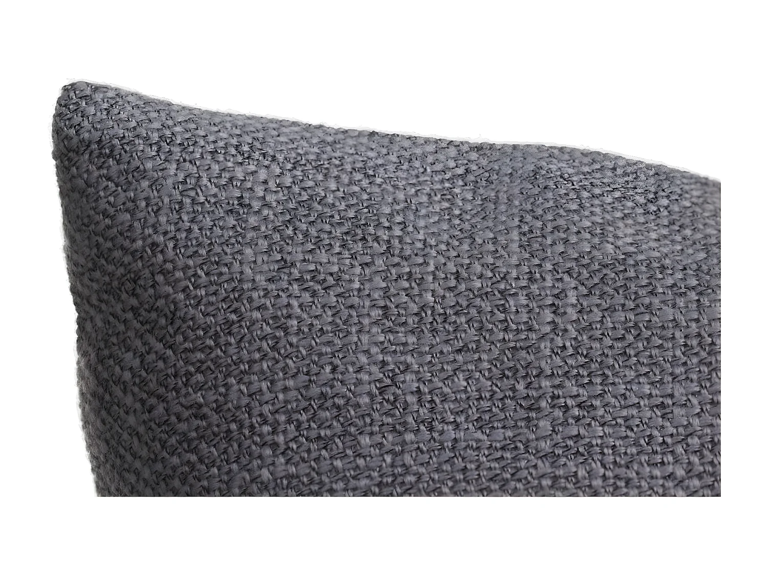 Coussin déhoussable Gris foncé 40 x 40 cm