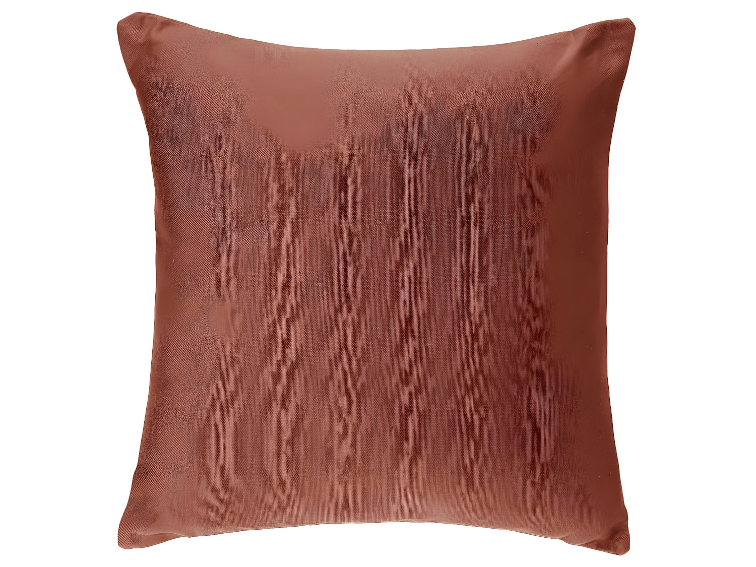 Coussin déhoussable en Coton Terracotta 38 x 38 cm