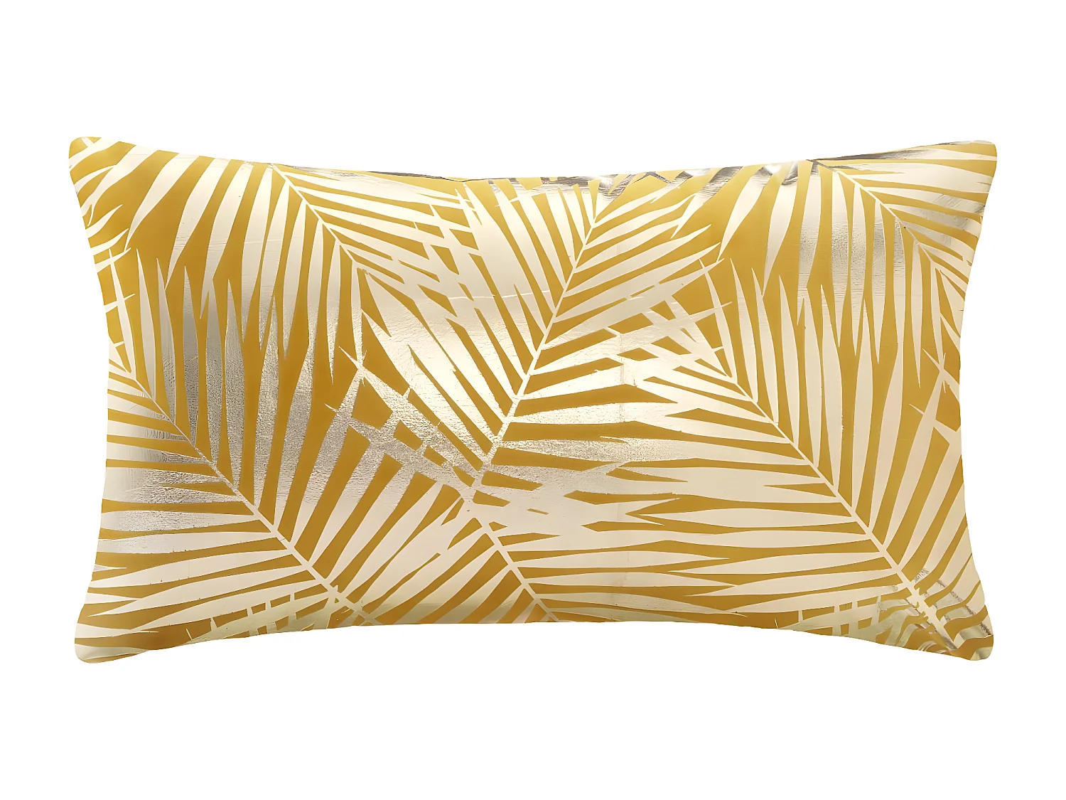 Coussin déhoussable Velours Ocre 30 x 50 cm